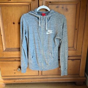 Gray Nike Zip up jacket